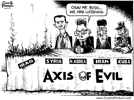 Axis Of Evil. ?????Axis of Evil